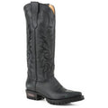 Stetson Lucy (Black) - Women's Lug Sole Cowgirl Boot