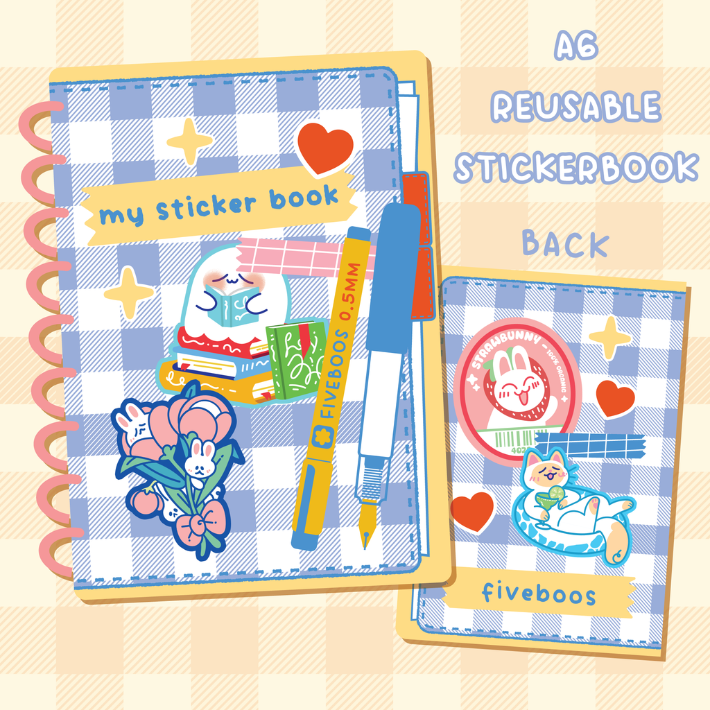 [PREORDER] Sticker Collector Reusable Sticker Book