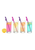 Super Fun Penis Party Straws 8 Pink And Purple Straws for Parties