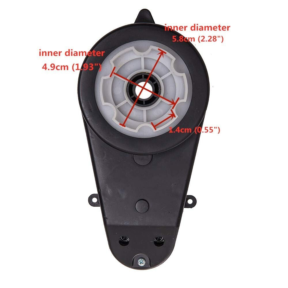 12V DC Motor and Gearbox for Kids Ride-On Car Repairs and Upgrades