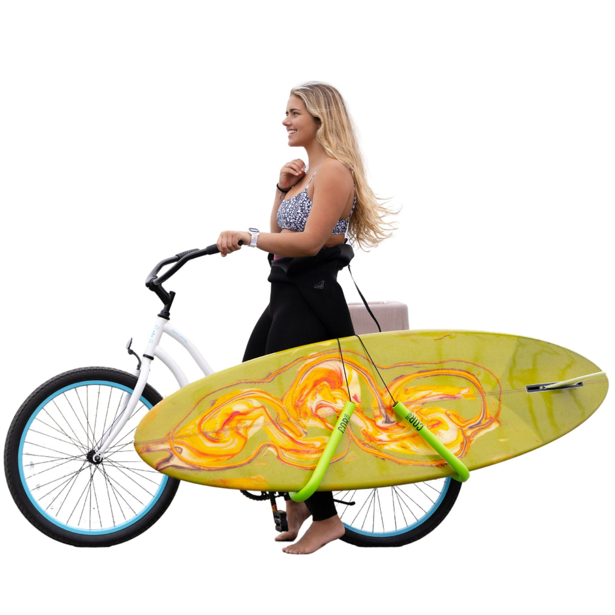 Bicycle Surfboard Rack