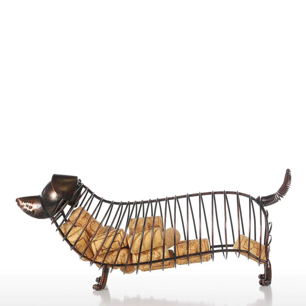 Dachshund Bottle Cork Storage