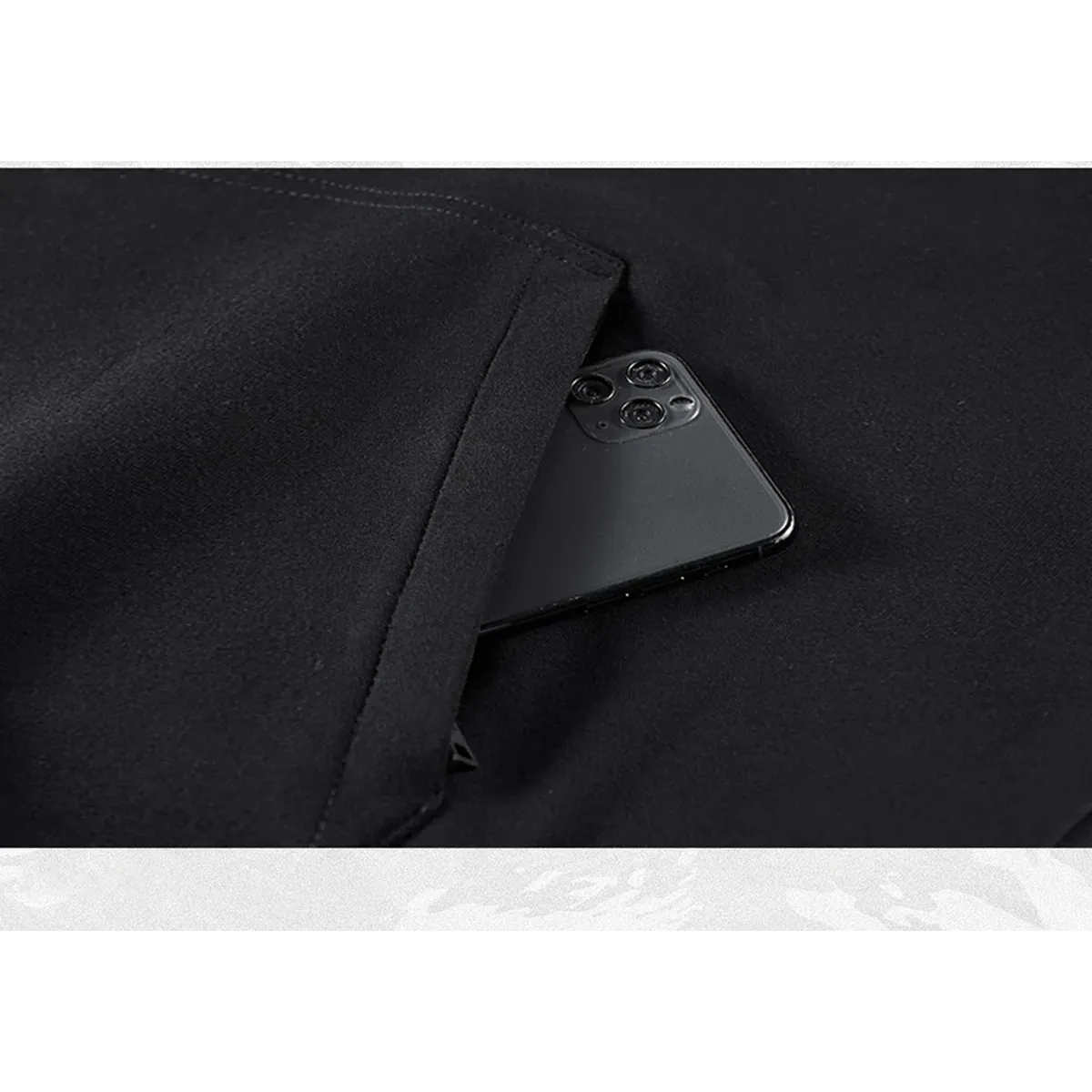 Techwear High Neck Hoodie