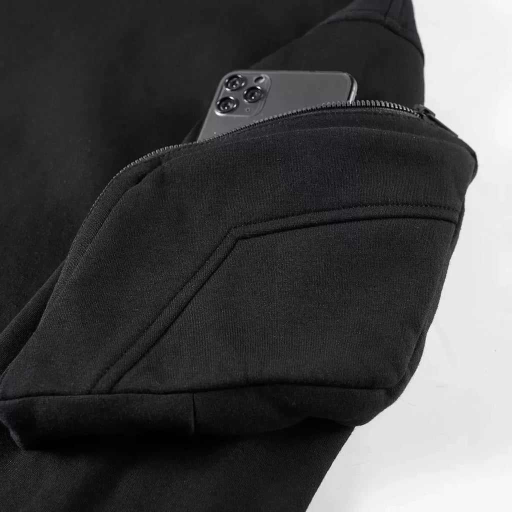 Techwear High Neck Hoodie