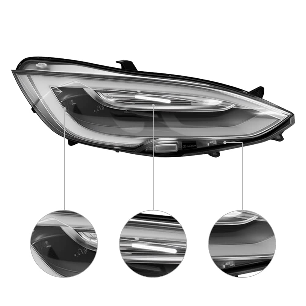 TESERY LED Headlight Assembly for Model S (16-22)