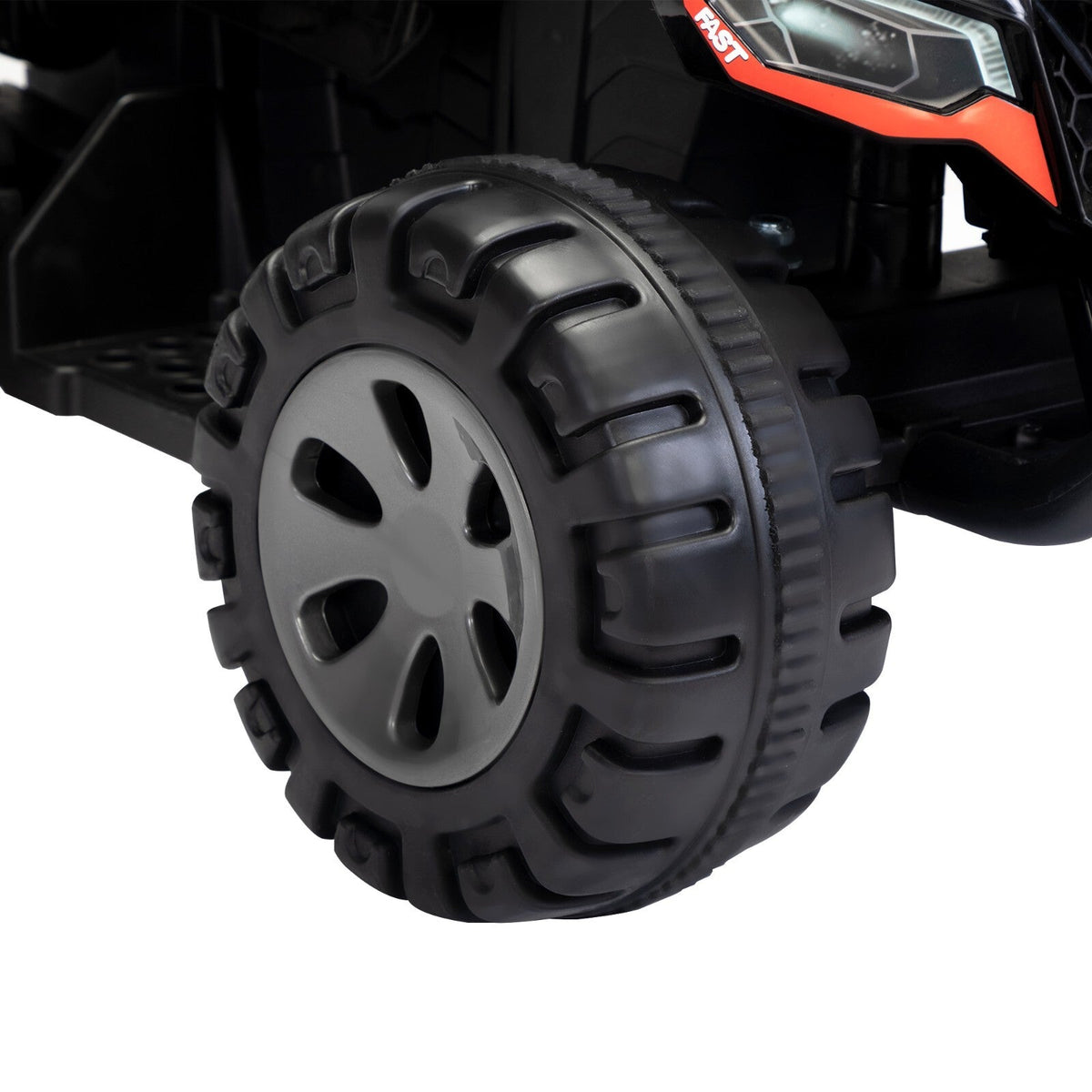 6V Battery-Powered Kids Electric Ride-On ATV Quad Car with Music and LED Lights