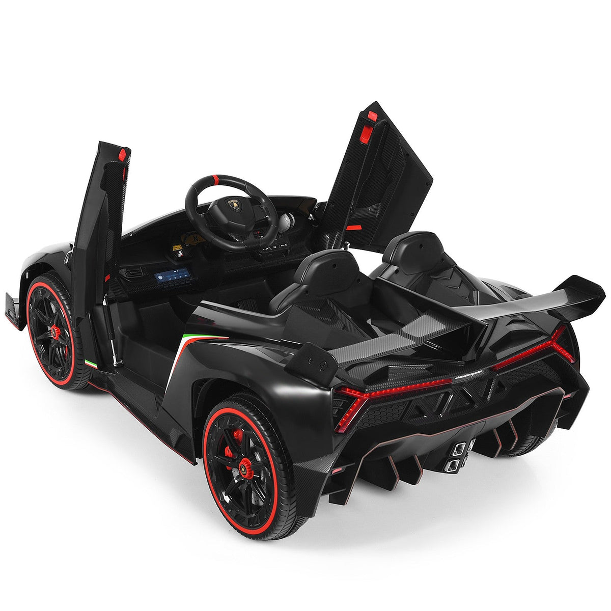 12V Licensed Lamborghini 2-Seater Electric Ride-On Car for Kids