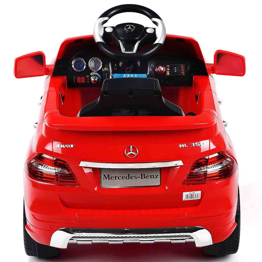 Licensed 6V Electric Kids Ride-On Car Toy Red Mercedes ML350
