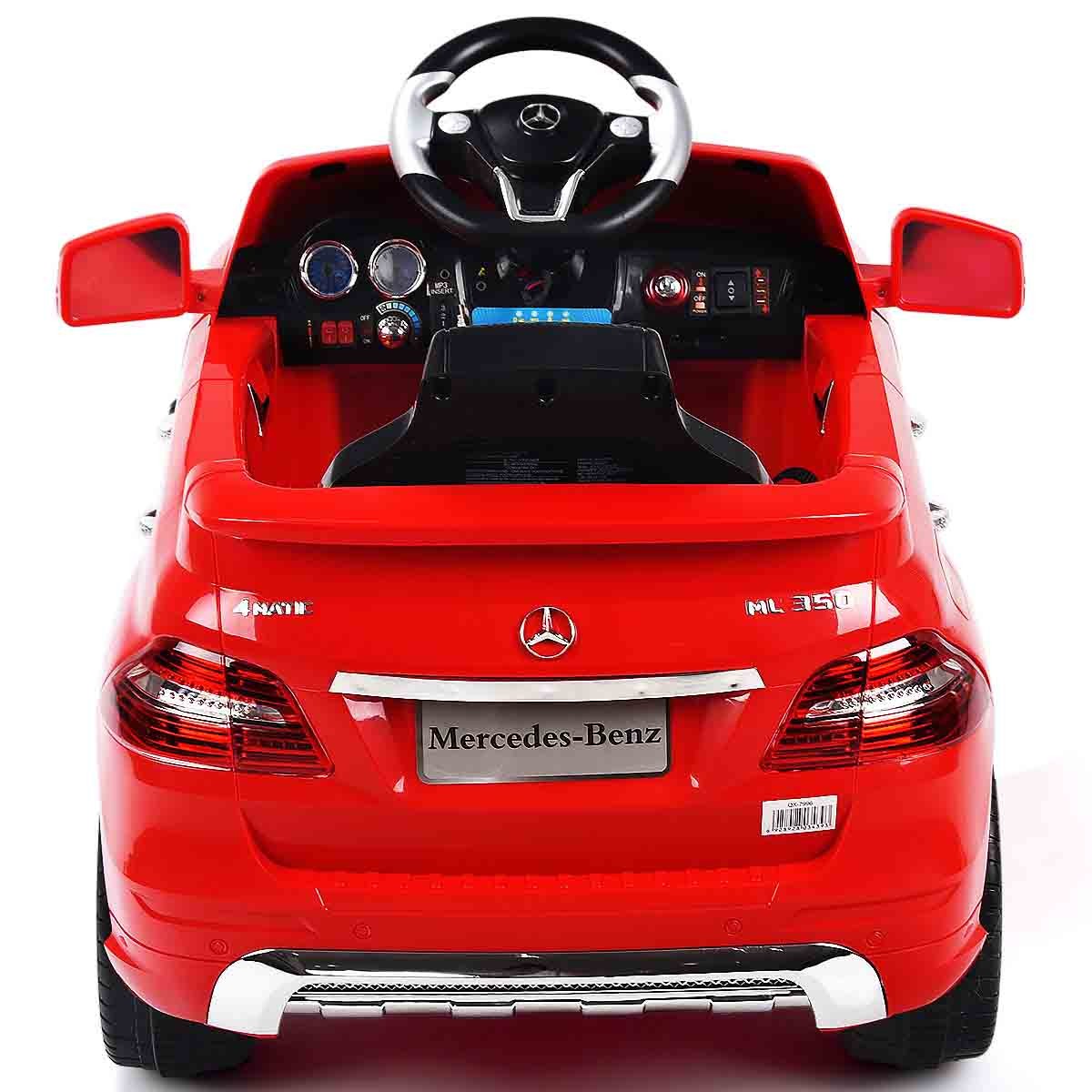 Licensed 6V Electric Kids Ride-On Car Toy Red Mercedes ML350