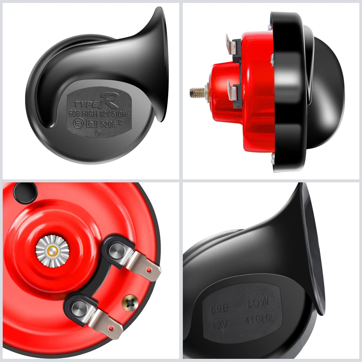 130dB Super Loud 12V Waterproof Electric Train and Marine Truck Horn
