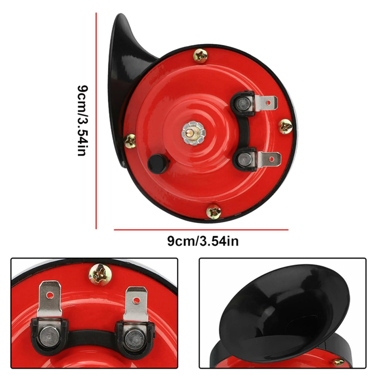 Electric 300dB Super Loud Train and Car Air Horn with Water Snail Design