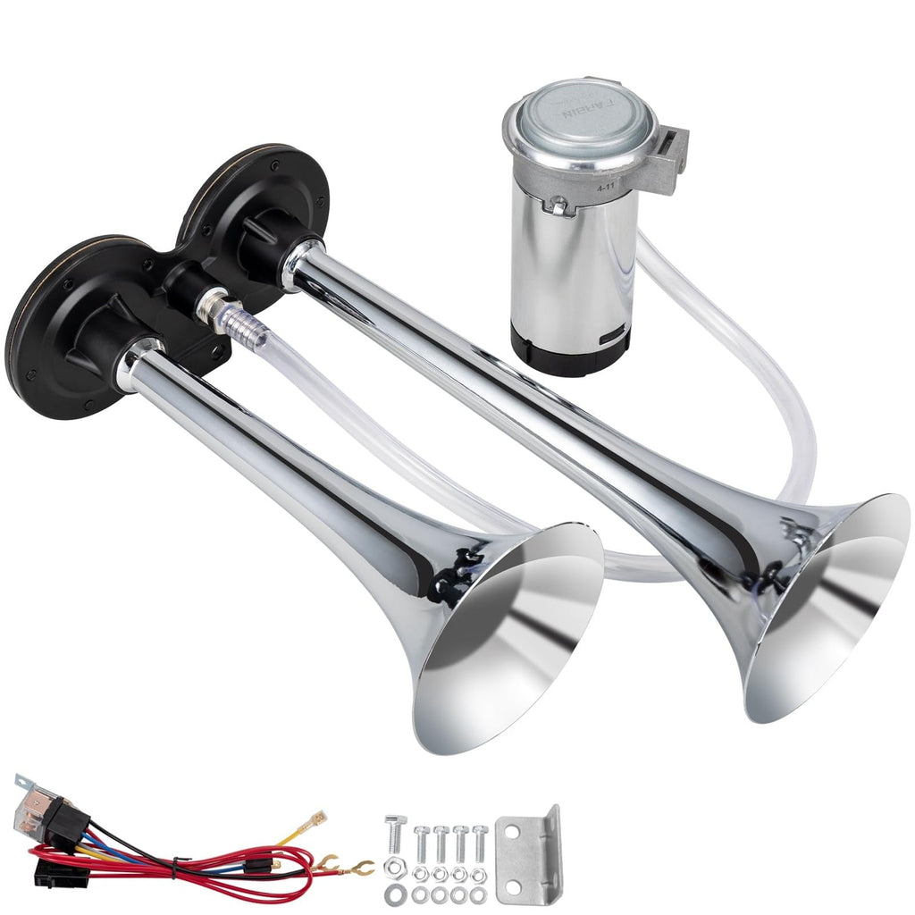 12V 150dB Loud Air Train Horn Kit for Trucks and Cars