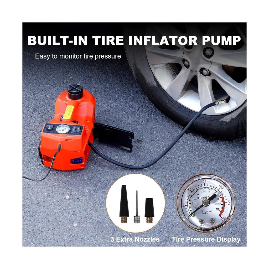 5 Ton Electric Hydraulic Floor Car Jack Kit with Air Pump