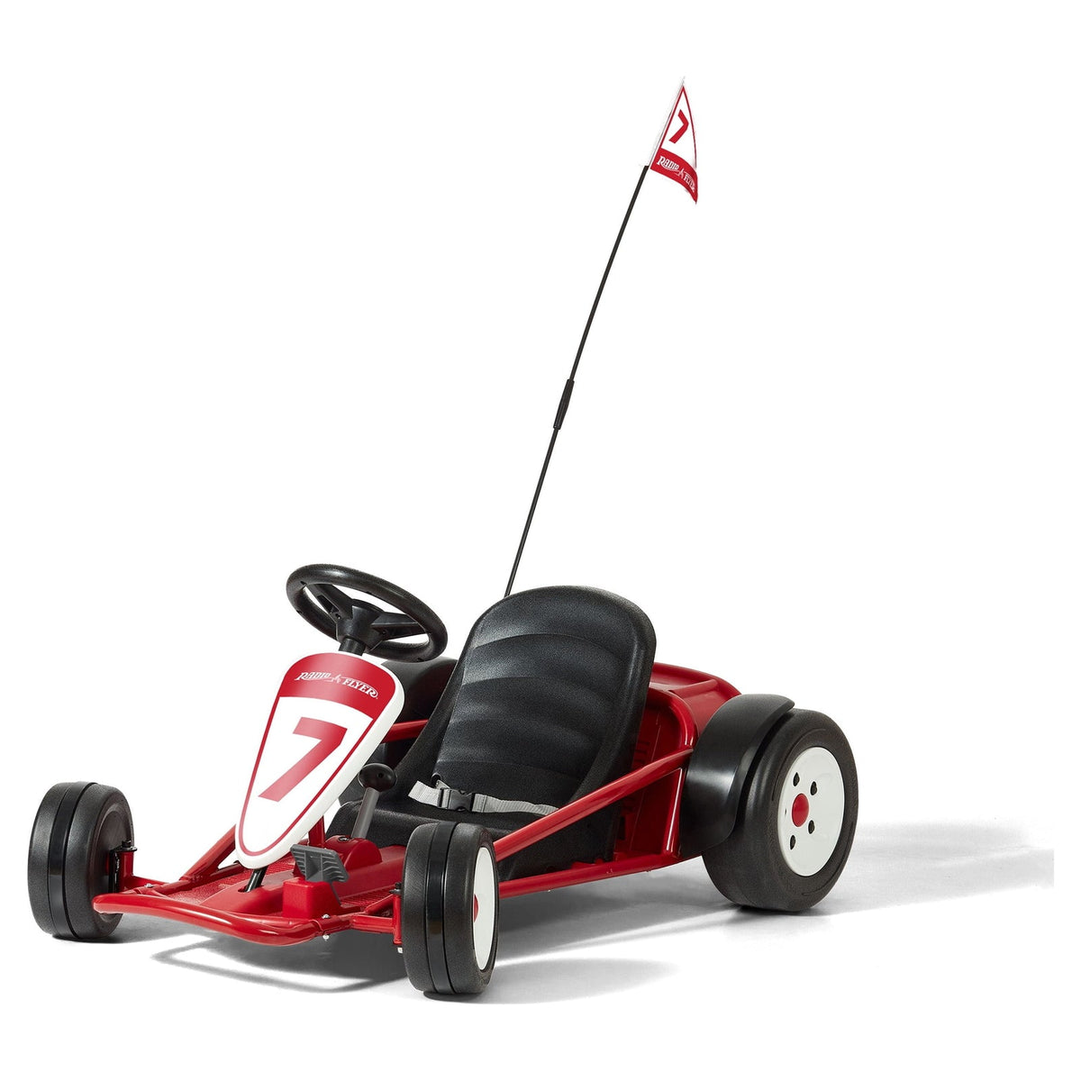 Go-Kart 24V Battery-Powered Ride-On Toy for Kids Ages 3-8 with 8mph Max Speed