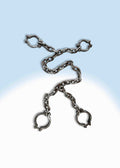 Jumbo Prison Hand and Leg Shackles Accessory