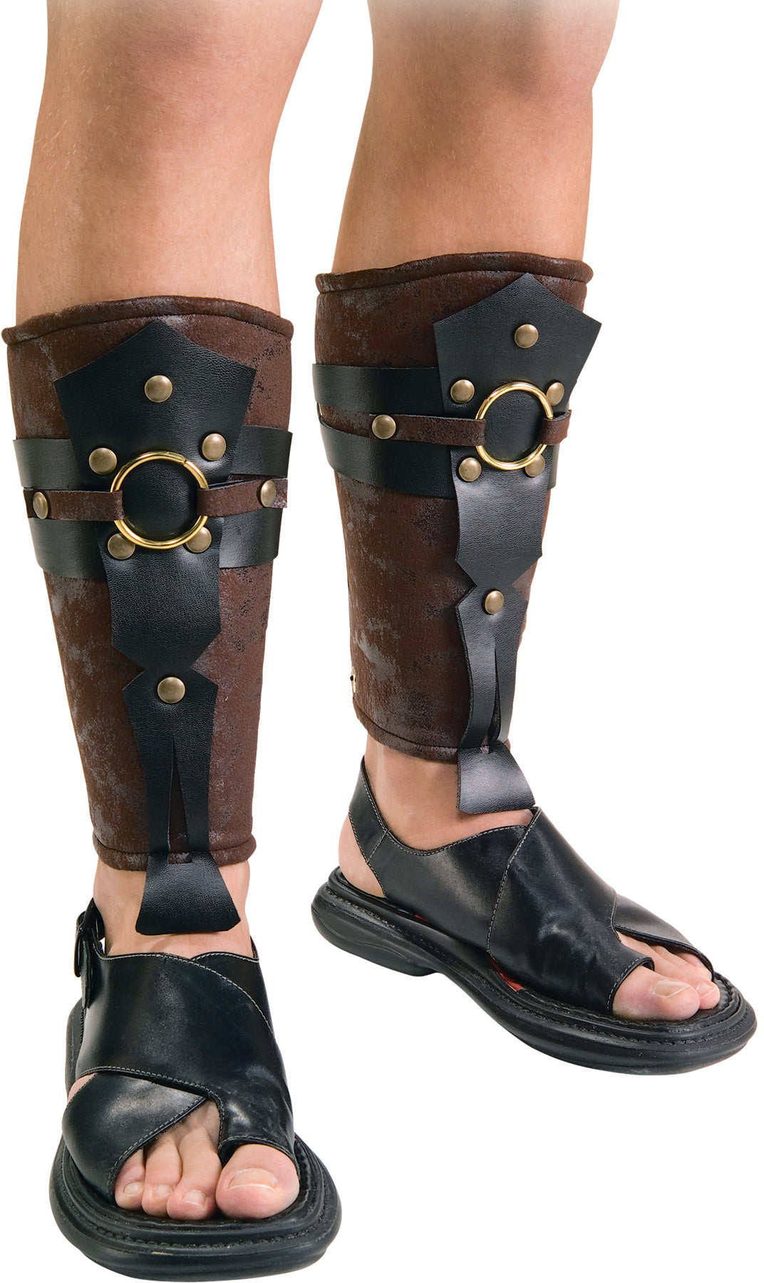 Roman Solider Leg Shin Guard Adult Costume Accessory