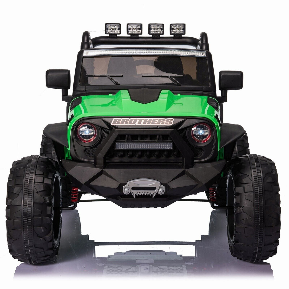 Electric Kids Ride-On Jeep Car with 12V/24V Power Wheels, Music, and Remote Control