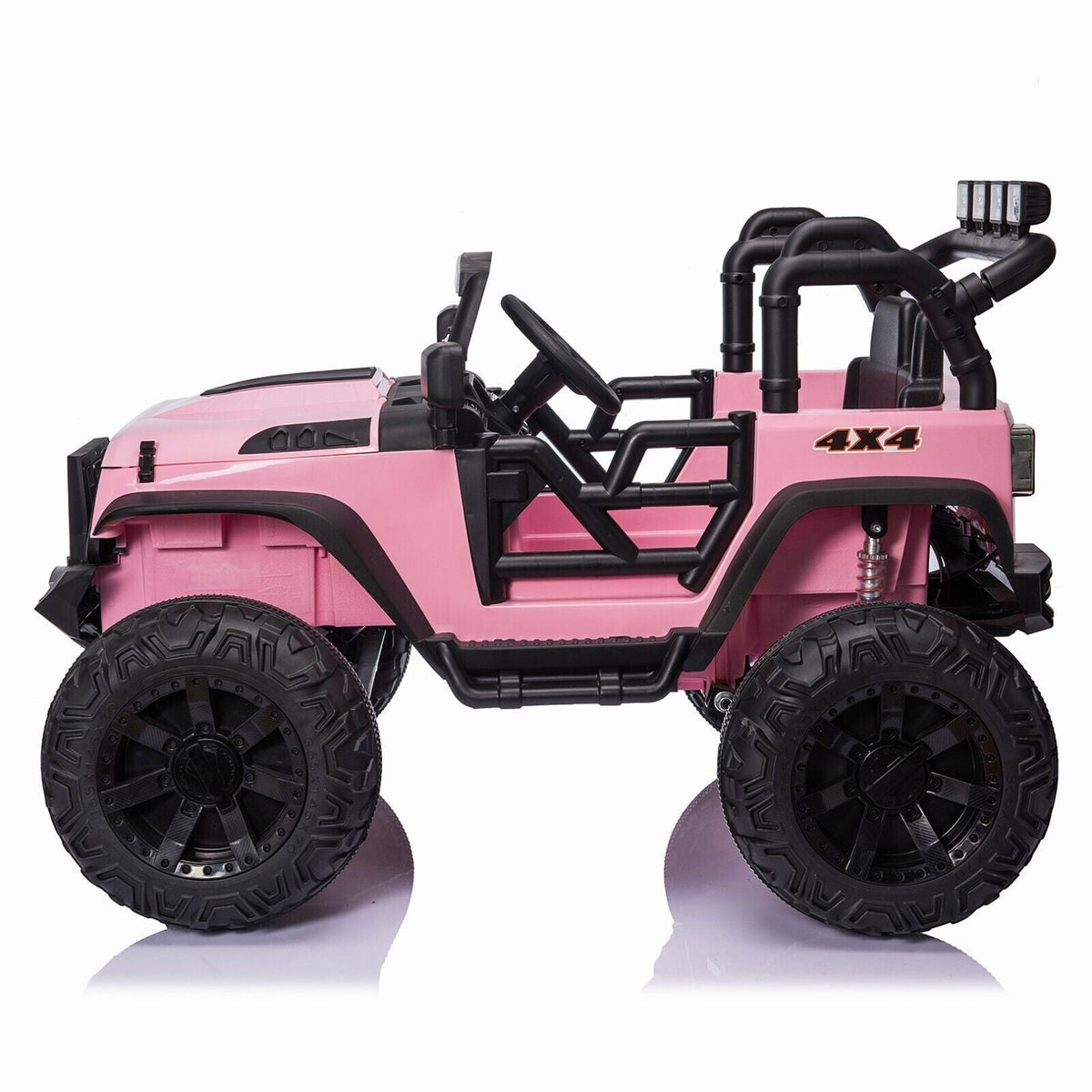 Electric Kids Ride-On Jeep Car with 12V/24V Power Wheels, Music, and Remote Control