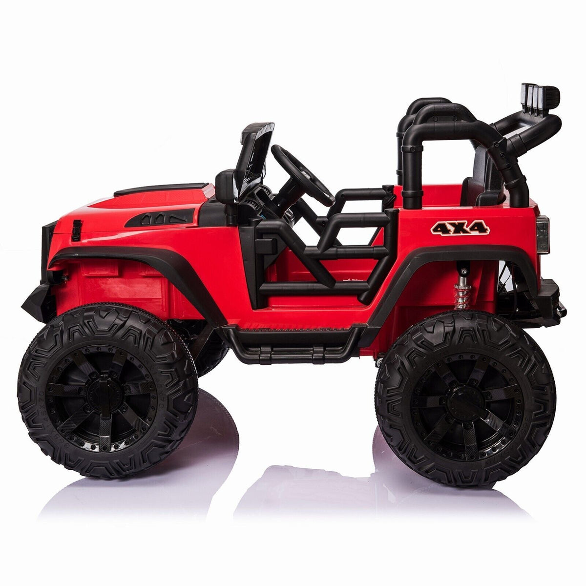 Electric Kids Ride-On Jeep Car with 12V/24V Power Wheels, Music, and Remote Control
