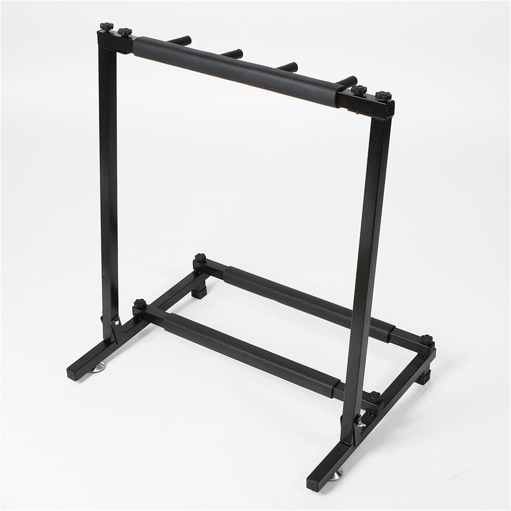 Multi Guitar Stand Triple Folding Holder Rack for Bass and Acoustic Guitars