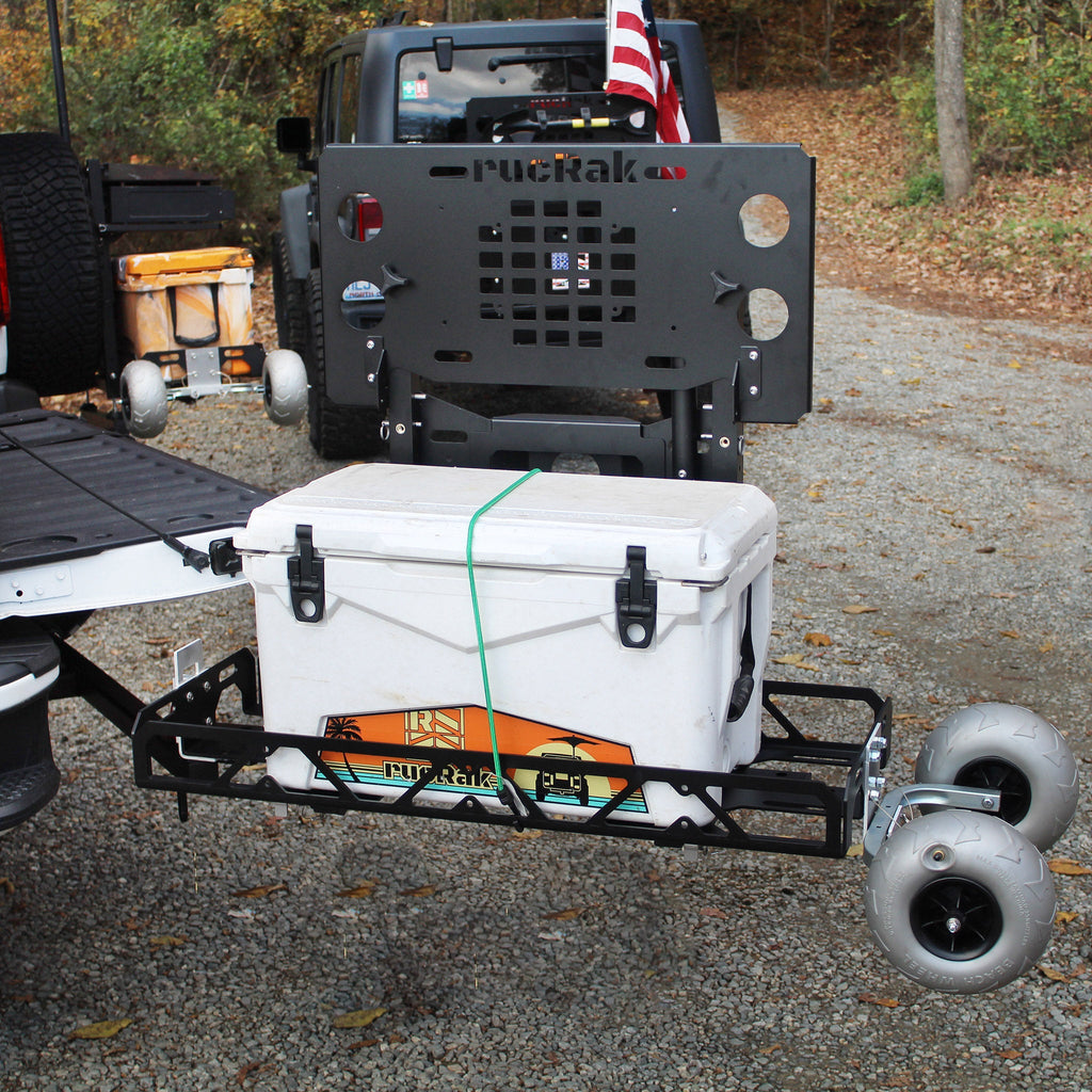 2" Hitch Swing-Away Cargo Carrier & Bike Rack | rucRak GUNNY