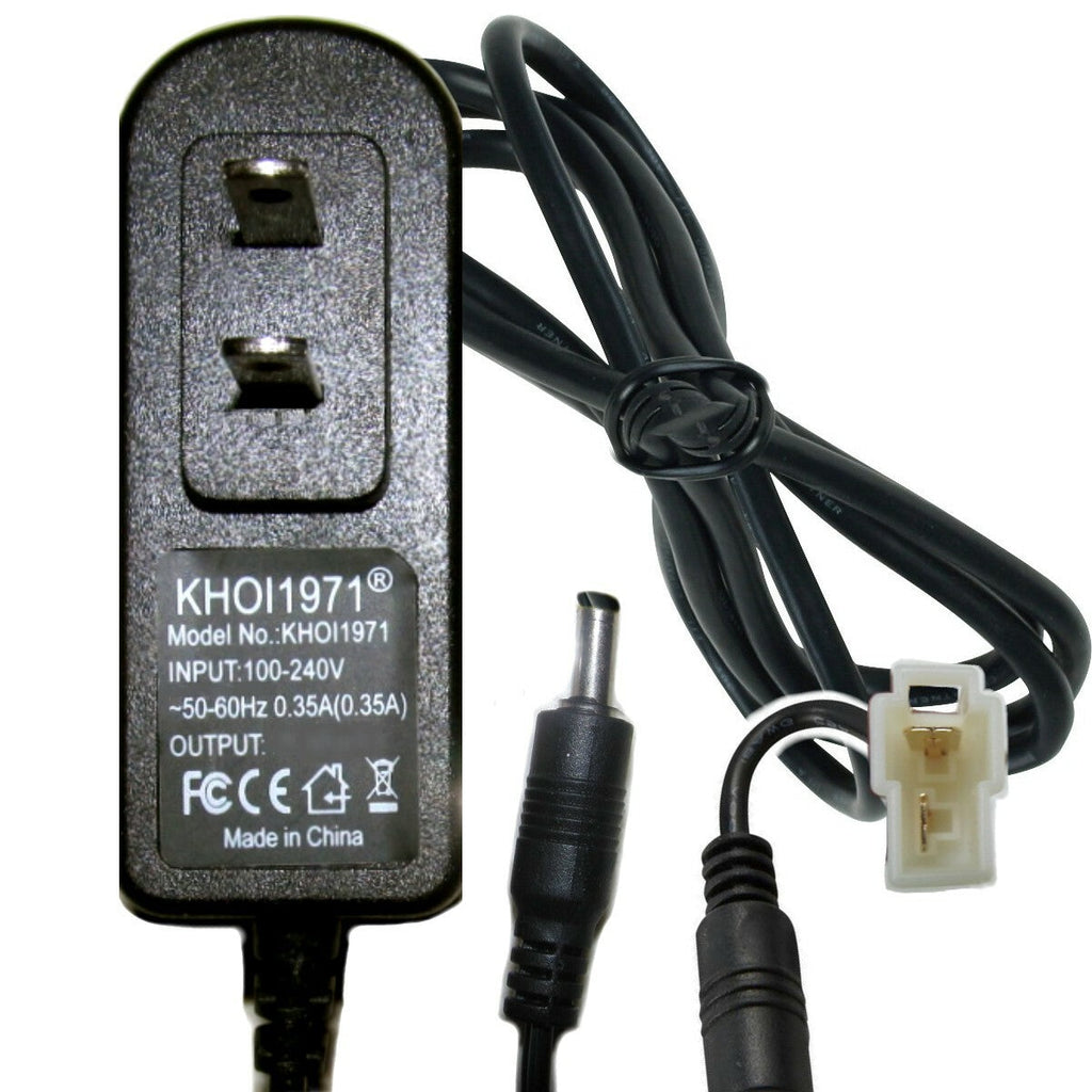 Yellow AC Wall Charger Adapter for Kid Motorz Construction Patrol Ride-On Truck Model 1158