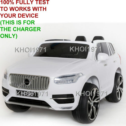 12V AC Wall Charger Adapter for Kid Motorz Volvo XC90 Ride-On Car