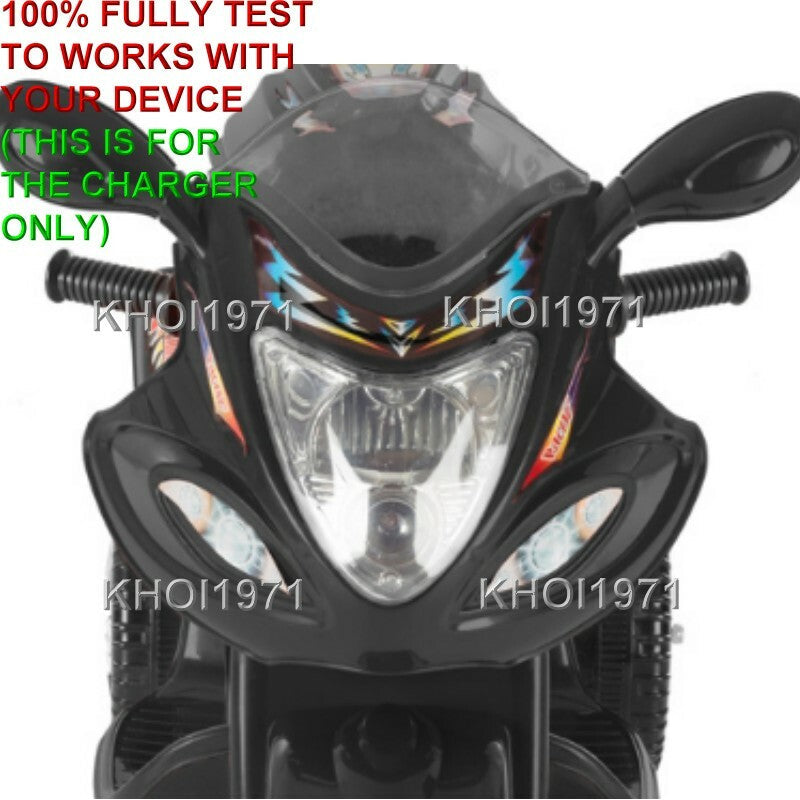 AC Wall Charger Adapter for Little Rider 3-Wheel Trike Motorcycle Ride-On Toy