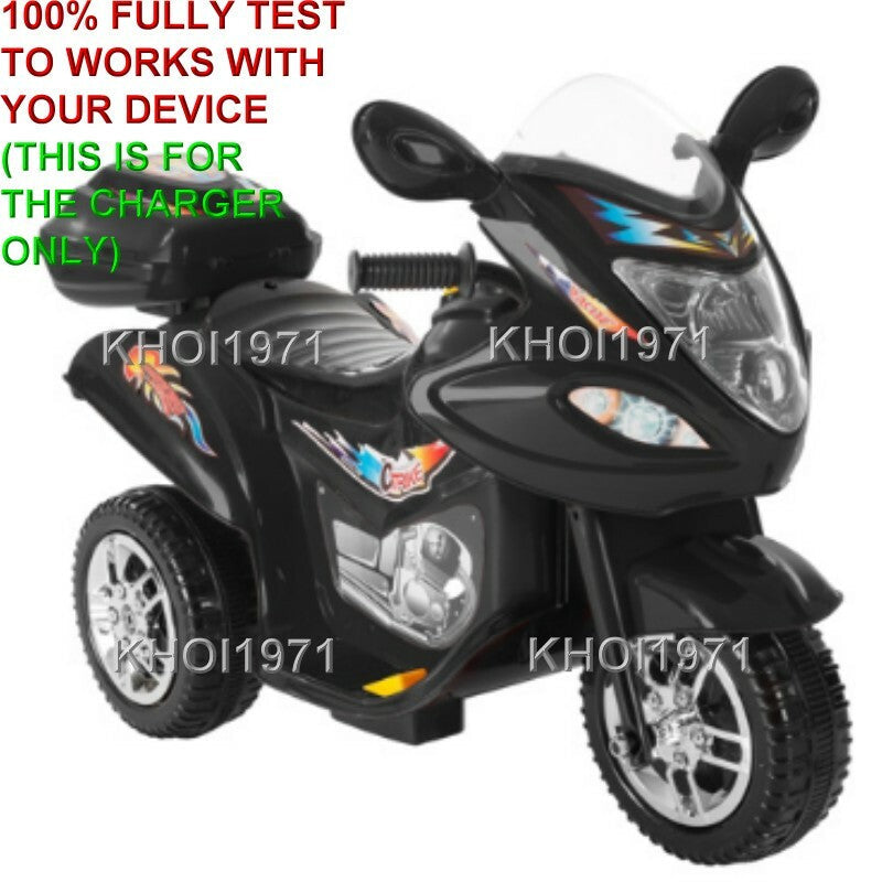 AC Wall Charger Adapter for Little Rider 3-Wheel Ride-On Trike Motorcycle