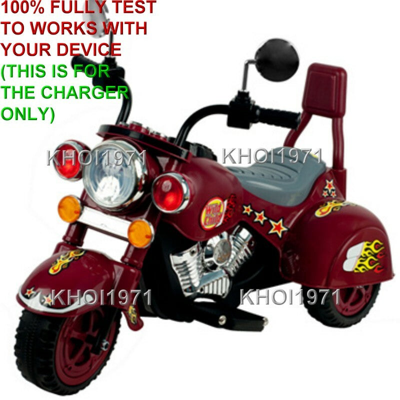 AC Wall Charger Adapter for Little Rider Road Warrior Ride-On Motorcycle