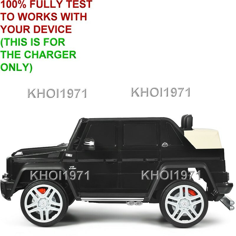 AC Wall Charger Adapter for Kids Ride-On Mercedes-Benz G650 Toy Car
