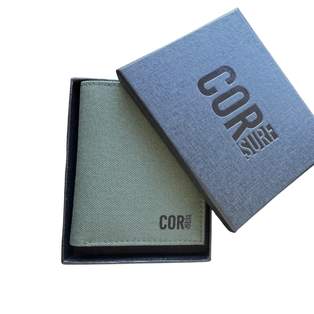 Eco Bifold Cash Wallet with Magnetic Closure