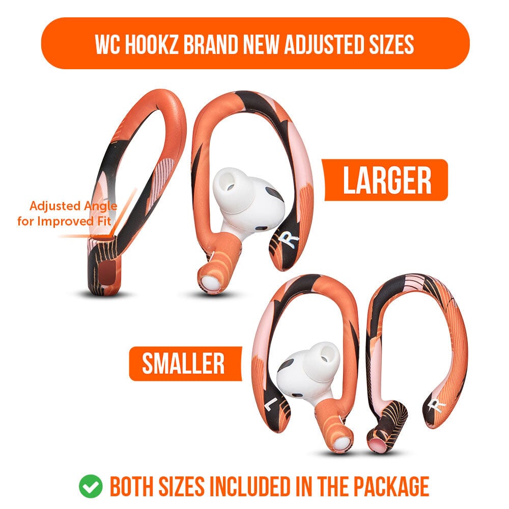 WC HookZ - Over Ear Hooks for Airpods Pro 1, 2 & Airpods 1, 2, 3