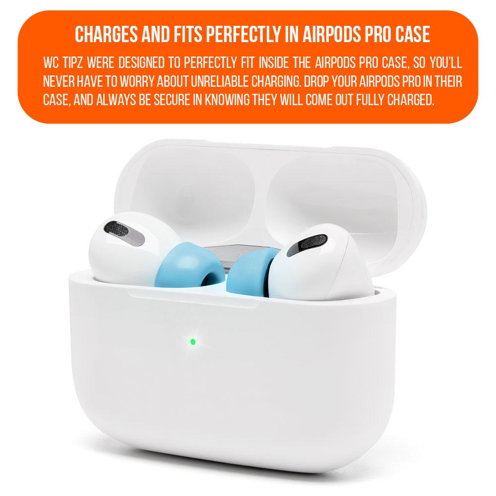 WC TipZ - Memory Foam Ear Tips for Airpods Pro & Airpods Pro 2
