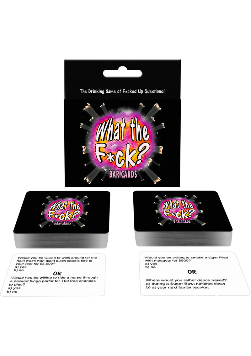 What the Fck? Bar Cards The Drinking Game of Fcked Up Questions