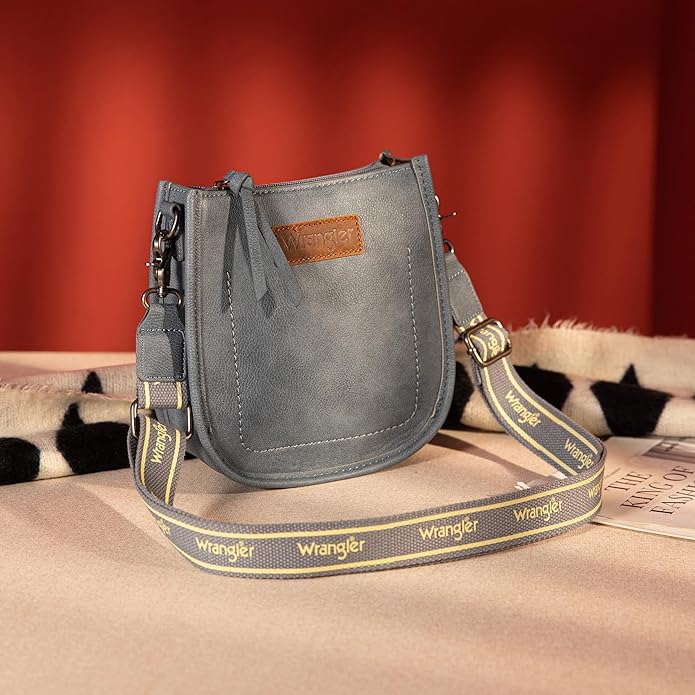 Wrangler Small Crossbody Bag with Adjustable Strap