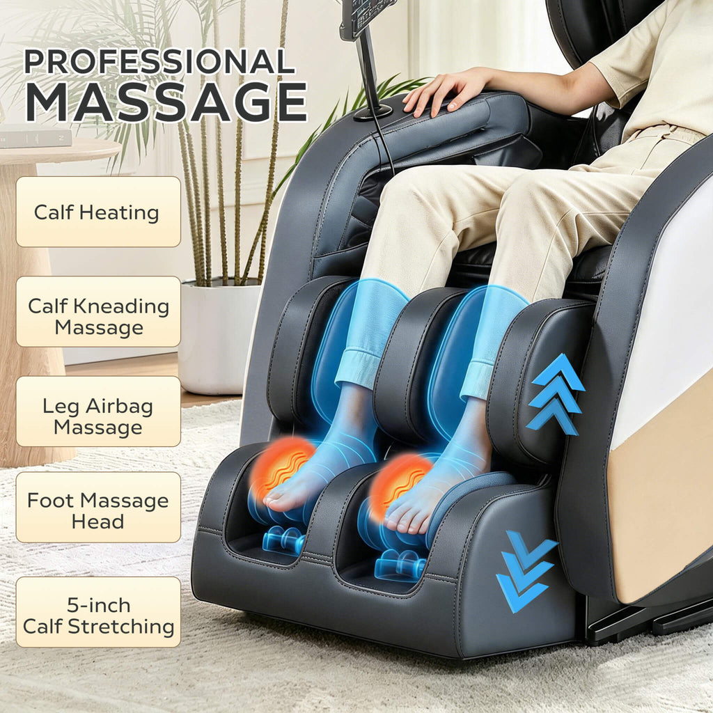 Synca Zero-Gravity Full-Body Heated Massage Recliner Chair (SAK69742)