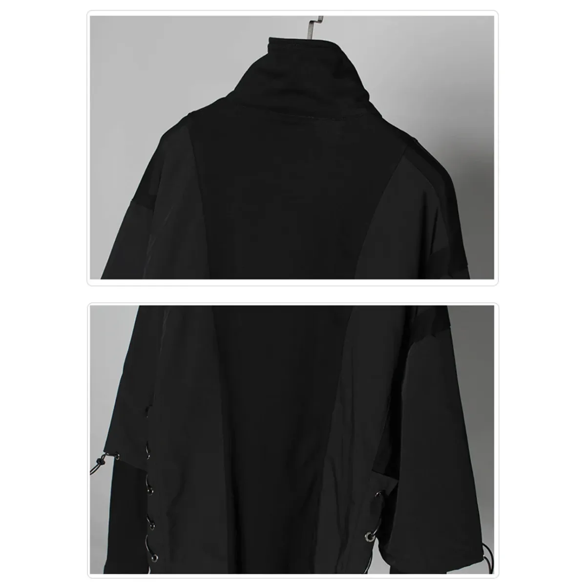 Techwear Zip Turtleneck Sweatshirt