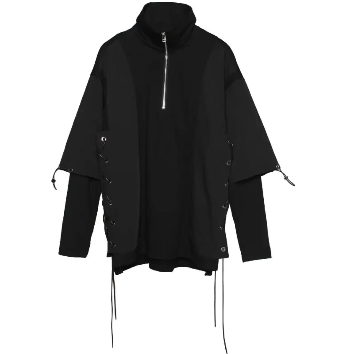 Techwear Zip Turtleneck Sweatshirt